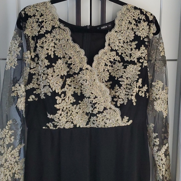 Palazzo jumpsuit. Plus size, 1X - Picture 4 of 4